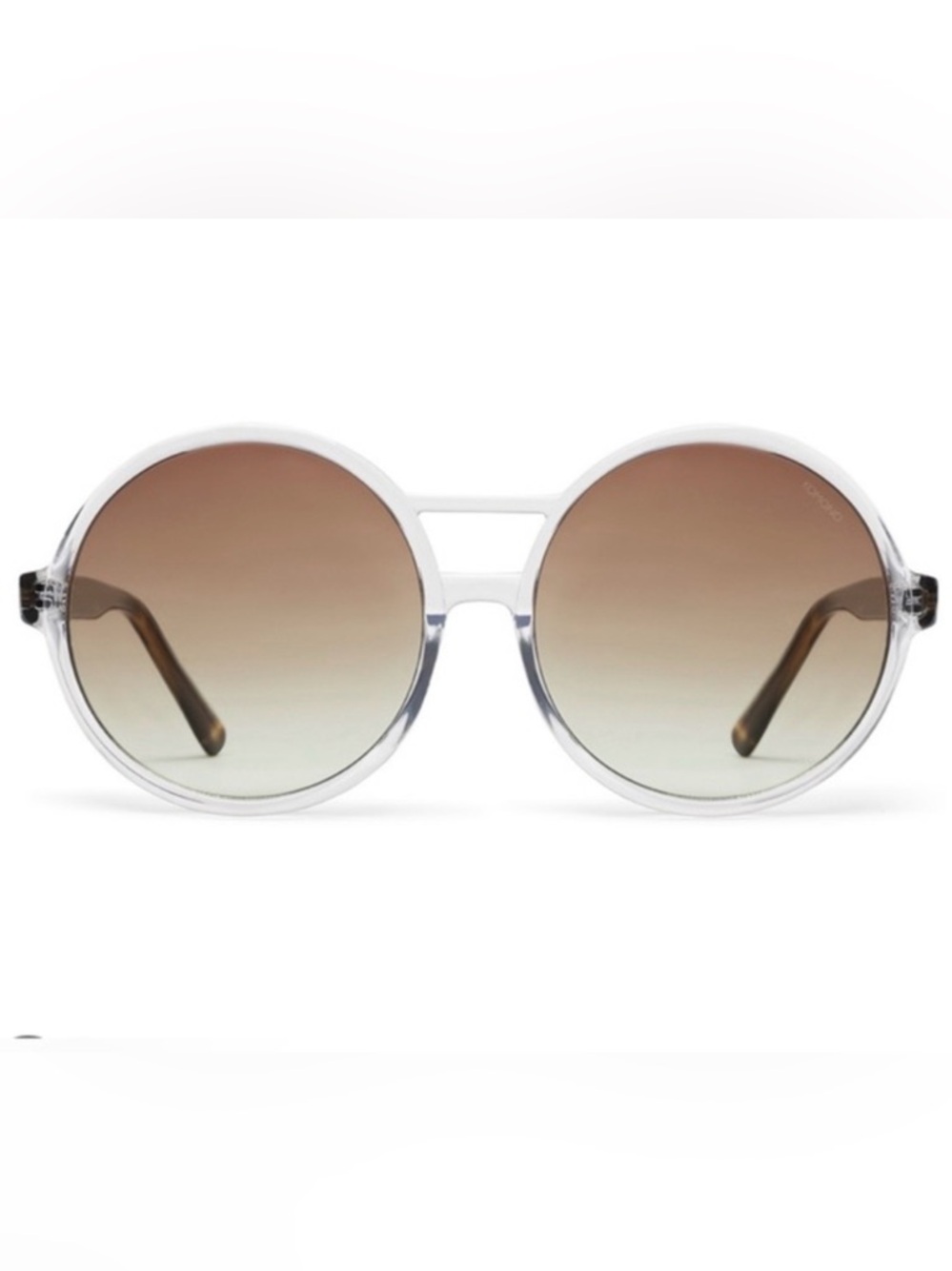 KOMONO Coco Clear / Tortoise Sunglasses New